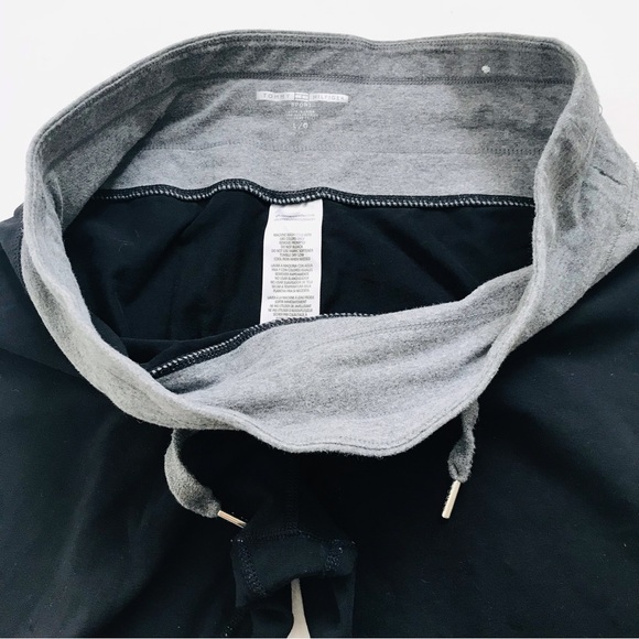 TOMMY HILFIGER SPORT PERFORMANCE Contrast Trim Logo Legging Athletic Jogger Pant - Picture 8 of 12